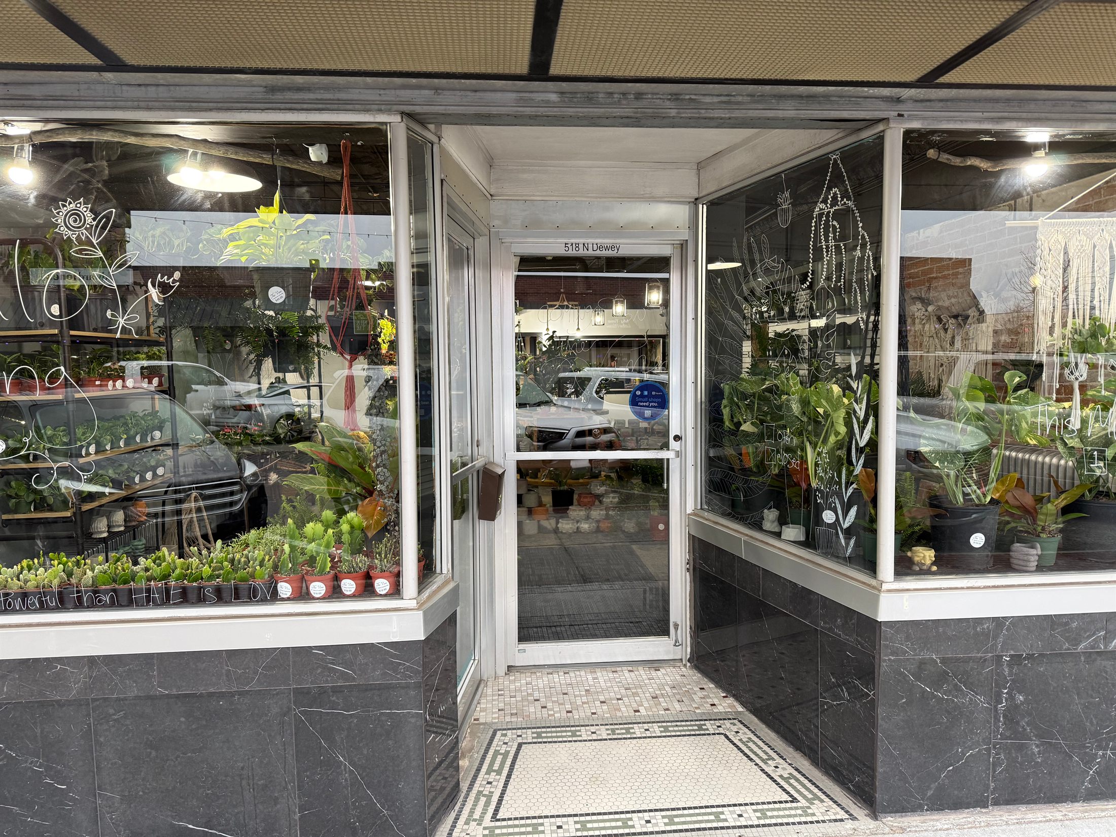 The front of The Vine plant shop in North Platte